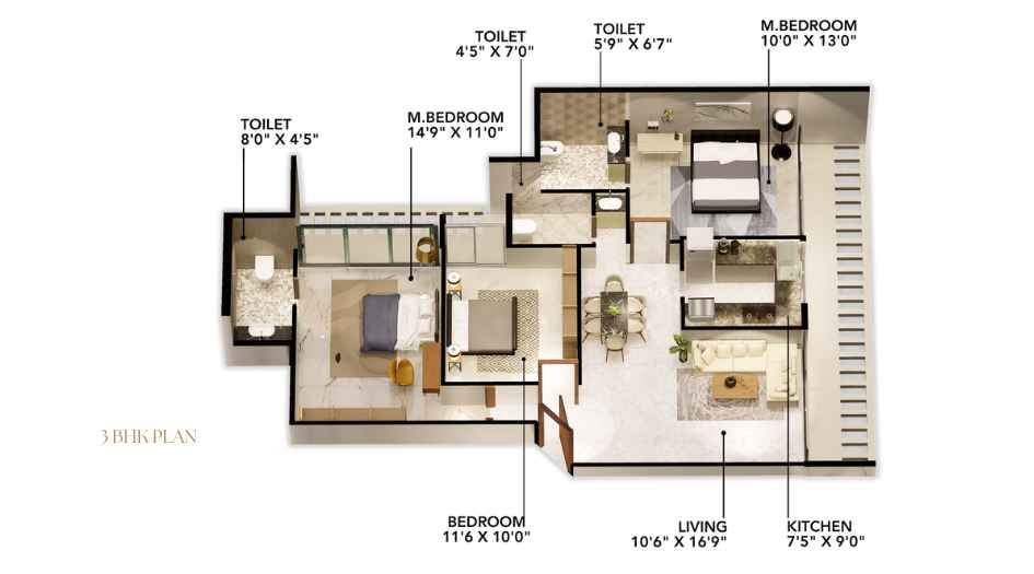 Mega-75-3-BHK-Plan